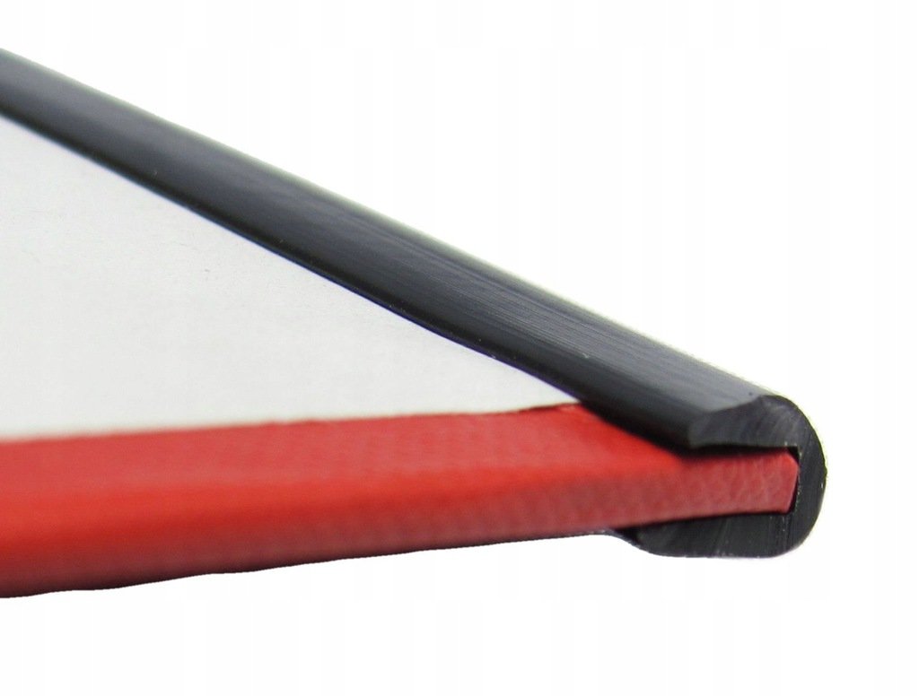 Listwa krawędziowa rantowa czarna guma PVC 6 mm - 10m