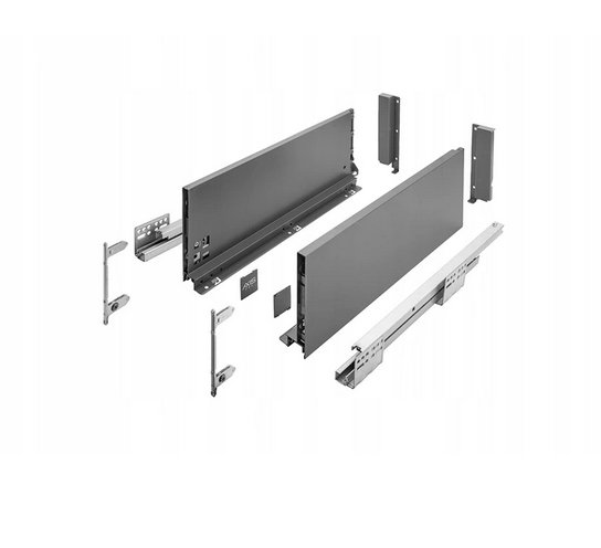 GTV Szuflada AXIS PRO wysoka L450 H167 antracyt