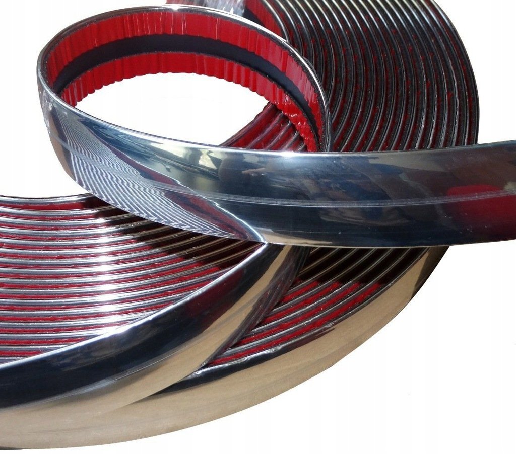 LISTWA OZDOBNA TAŚMA CHROM CHROMOWANA 35mm 3,5 cm