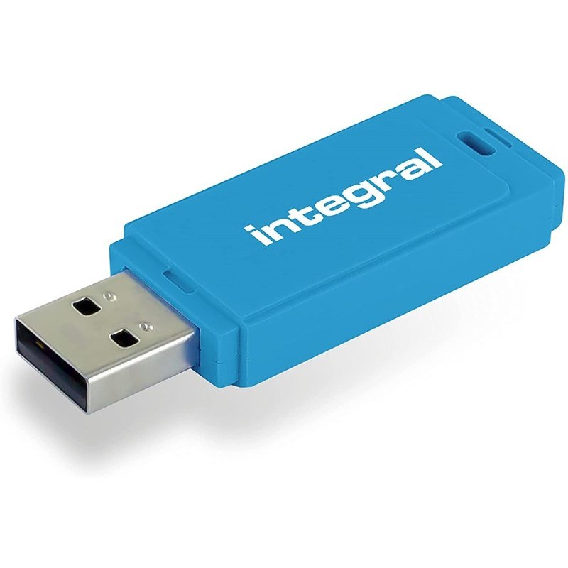 Integral Memory Integral Neon USB Stick, niebieski 64 GB INFD64GBNEONB