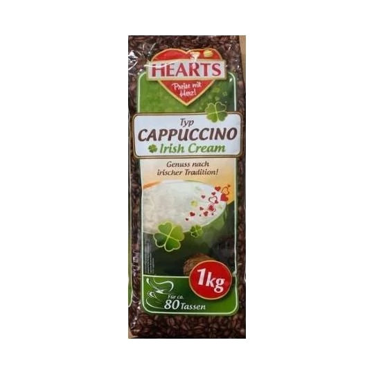 Hearts Kawa rozpuszczalna Cappuccino o smaku Irish Cream 1 kg