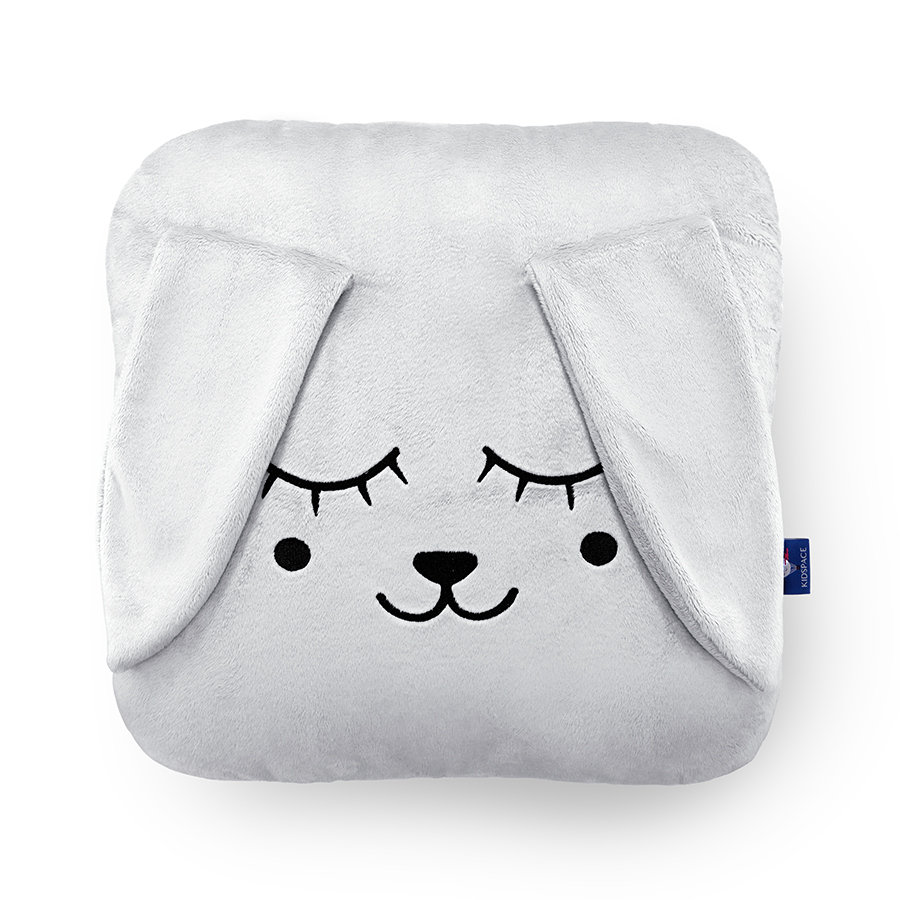 KIDSPACE, Poduszka dekoracyjna Szary Zając