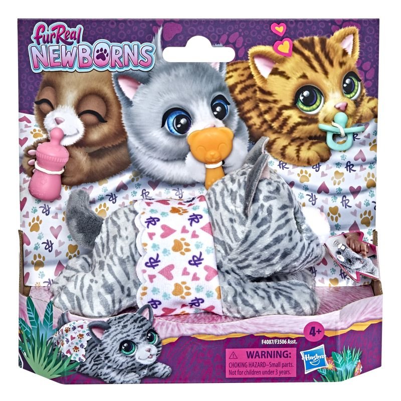 Maskotka Hasbro FurReal Newborns zwierzątko Kotek