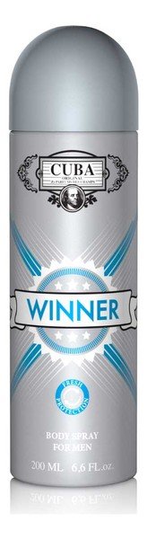 Cuba, Winner, Dezodorant dla mężczyzn, 200 ml