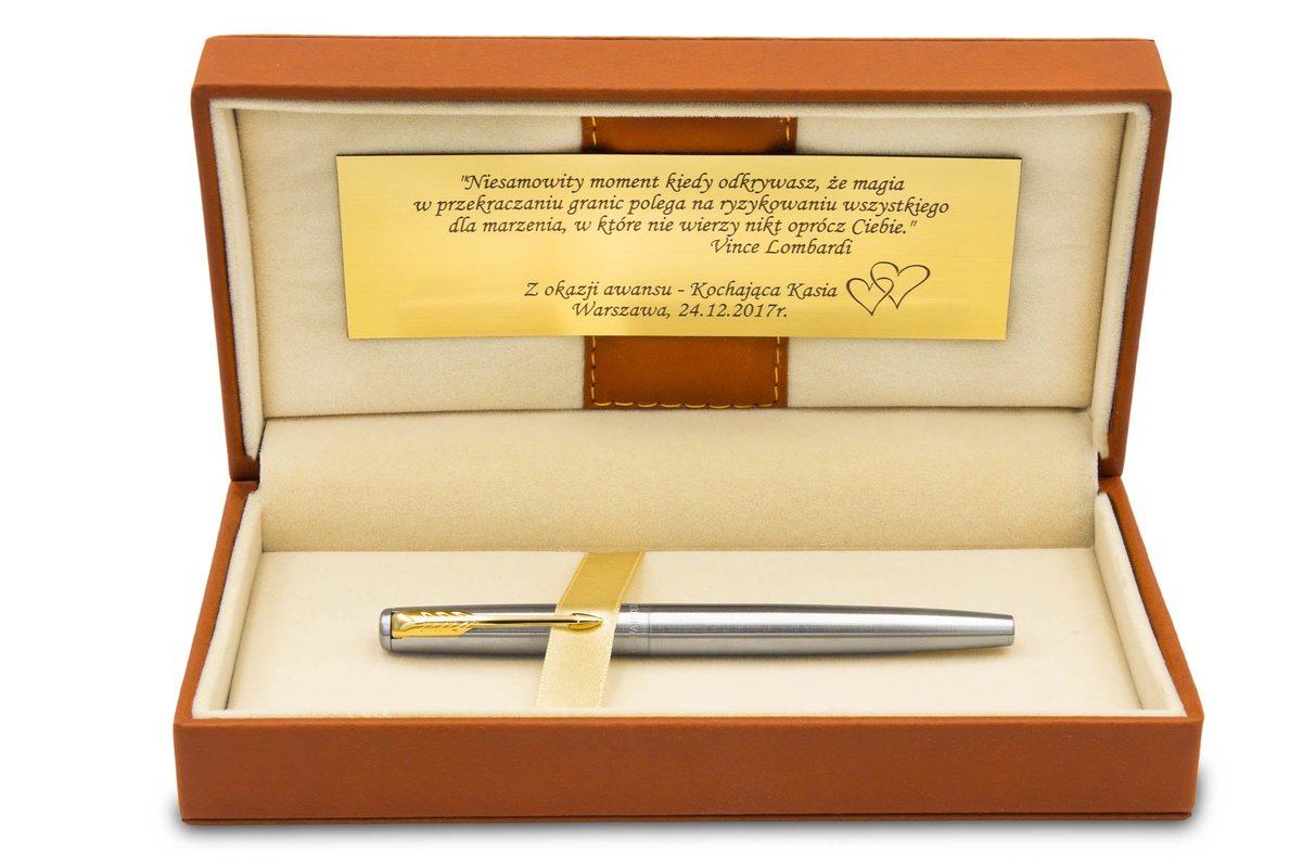 Pióro Wieczne Parker Jotter Gt Z Grawerem Tabliczka