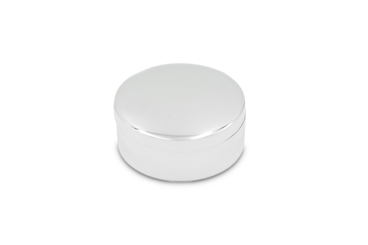 Szkatułka Posrebrzana Z Grawerem