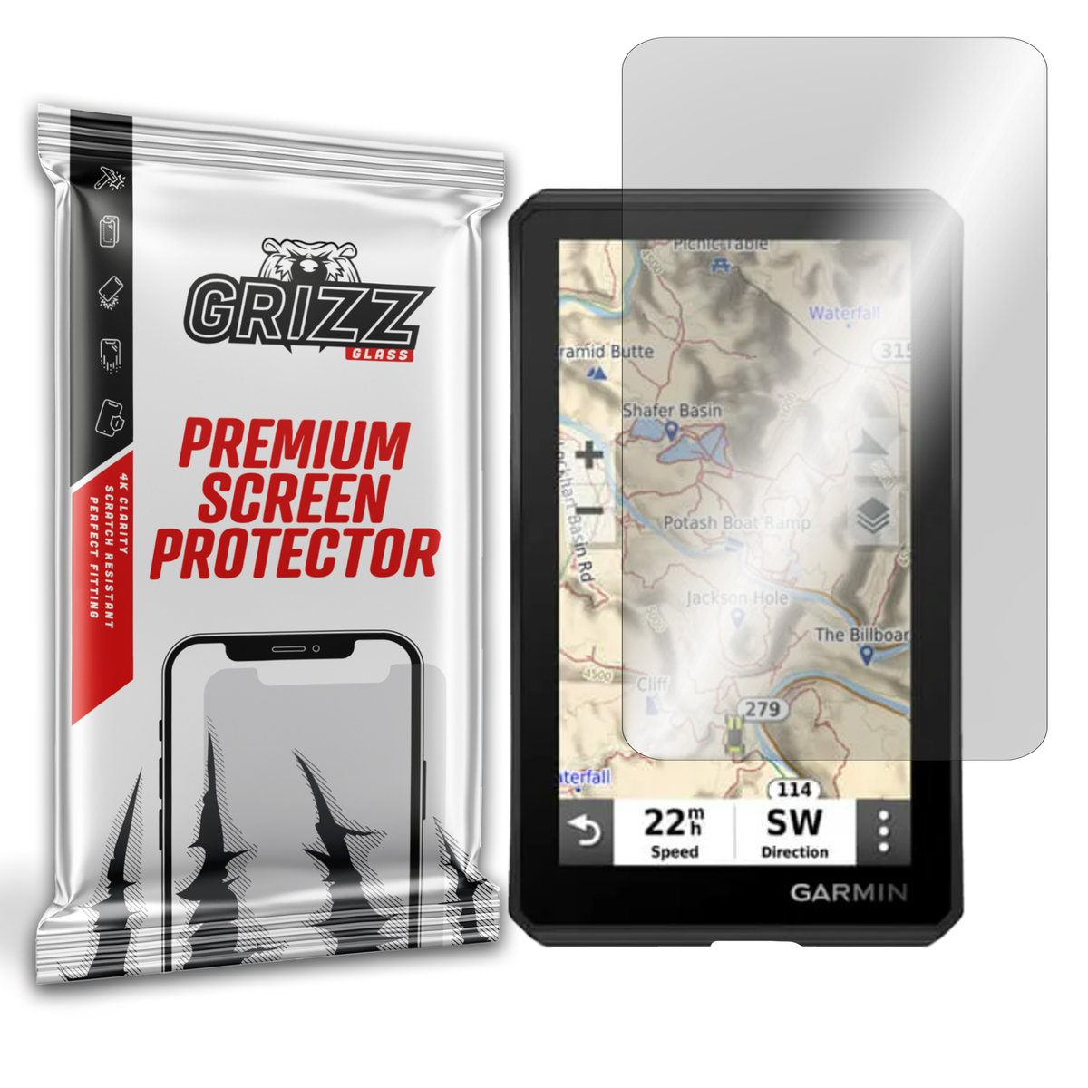 Grizzglass Hybridglass Szkło Hybrydowe Do Garmin Tread® - Sxs Edition