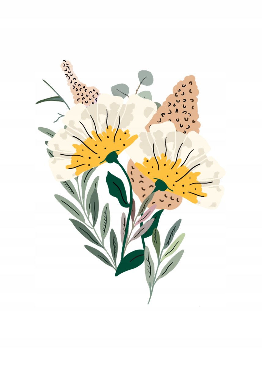 Naprasowanka Kwiaty Termo Naklejka Aplikacja