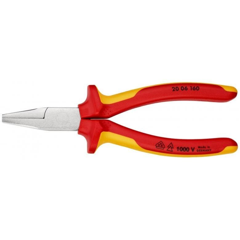 Knipex Trwałe Szczypce Płaskie Izolowane 20 06 160