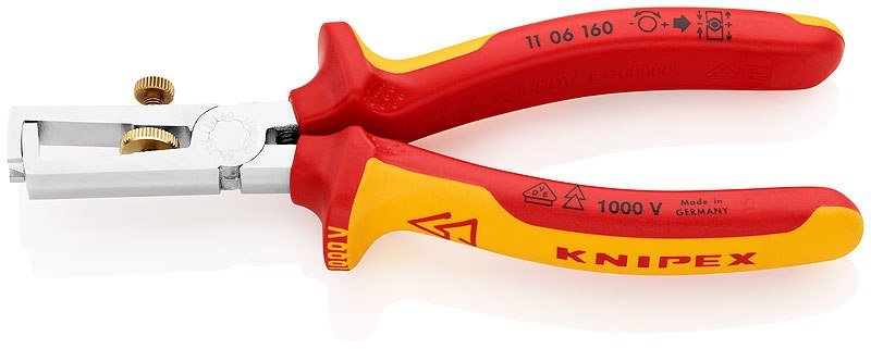 Knipex SZCZYPCE DO ŚCIĄGANIA IZOLACJI 160 MM