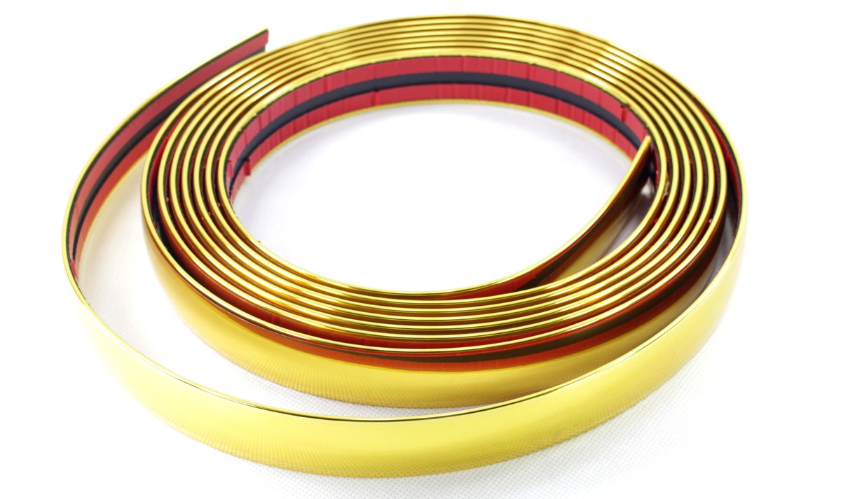 Listwa Ozdobna Taśma Złota Gold Chrom 26 Mm 5M