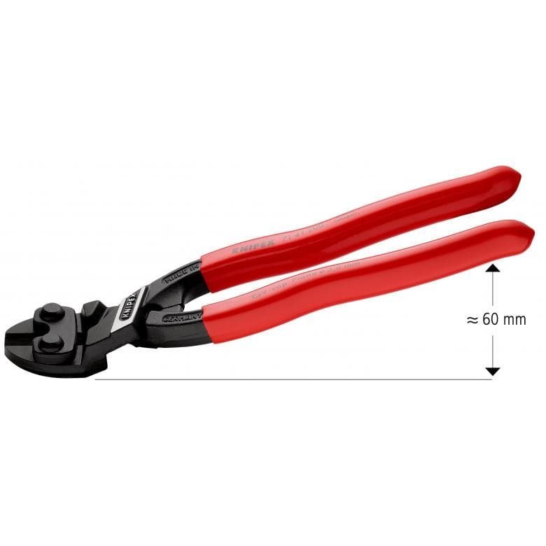 Knipex szczypce przegubowe odgięte 20 CoBolt do cięcia drutu, długość 200mm, [71 41 200]