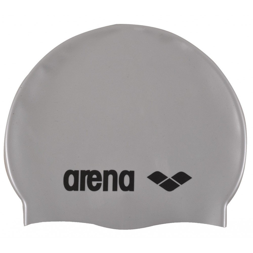 Arena Dzieci czepek pływacki Classic Silicone Jr Srebrny 0000091670-051_Única