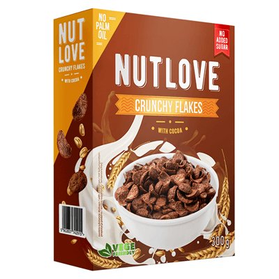 Allnutrition, płatki śniadaniowe o smaku czekoladowym Nutlove, 300 g