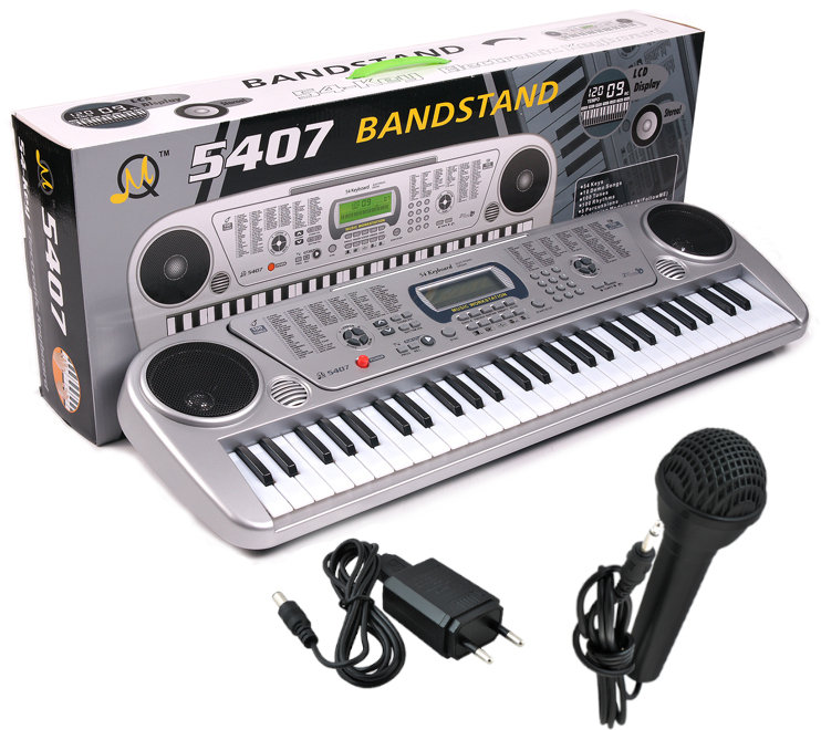 Organy Pianinko Keyboard +Mikrofon Dla Dzieci Z424