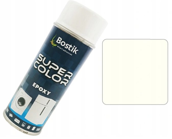 Den Braven Bostik Farba w sprayu do AGD Super Color Epoxy Biała 400ml BOKSC263217