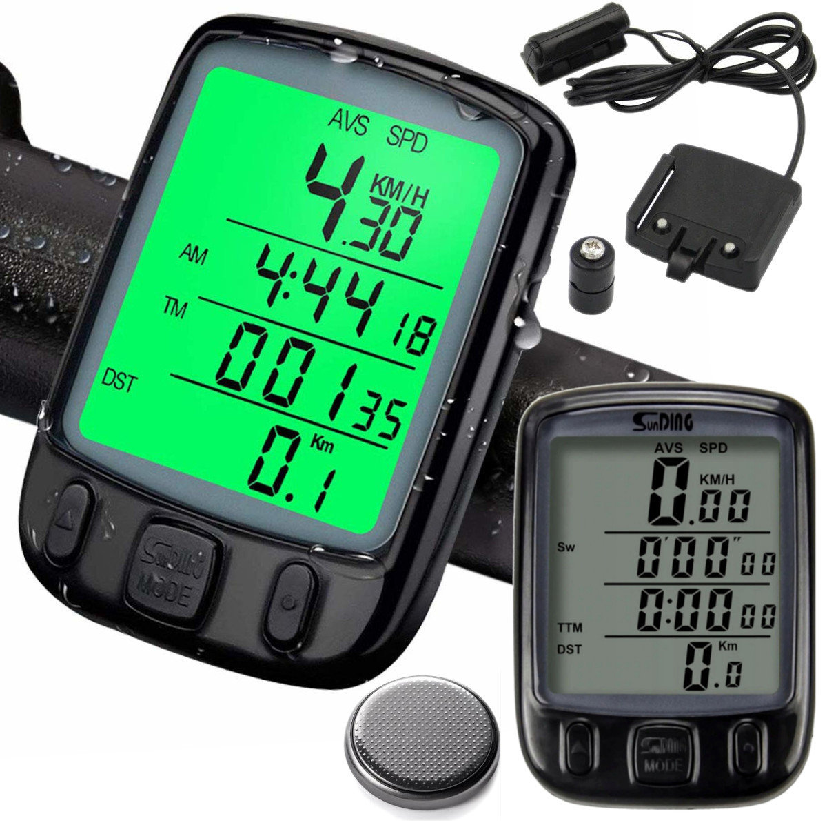 Wodoodporny Licznik Komputer Rowerowy 25 Funkcji O45