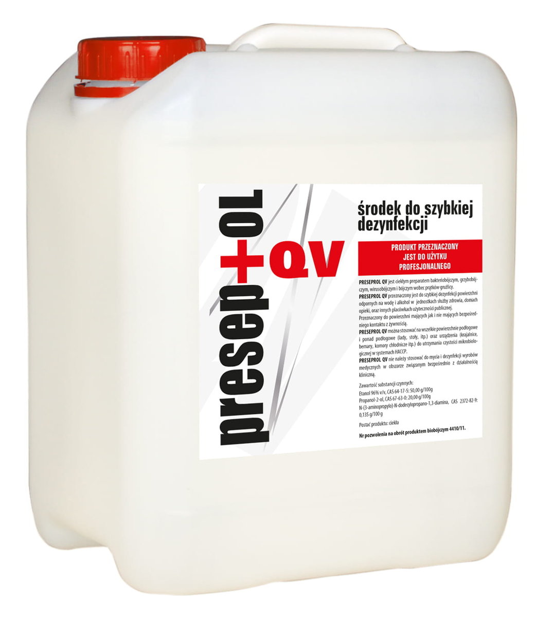 Preseptol Qv 5 L - Preparat Do Szybkiej Dezynfekcji