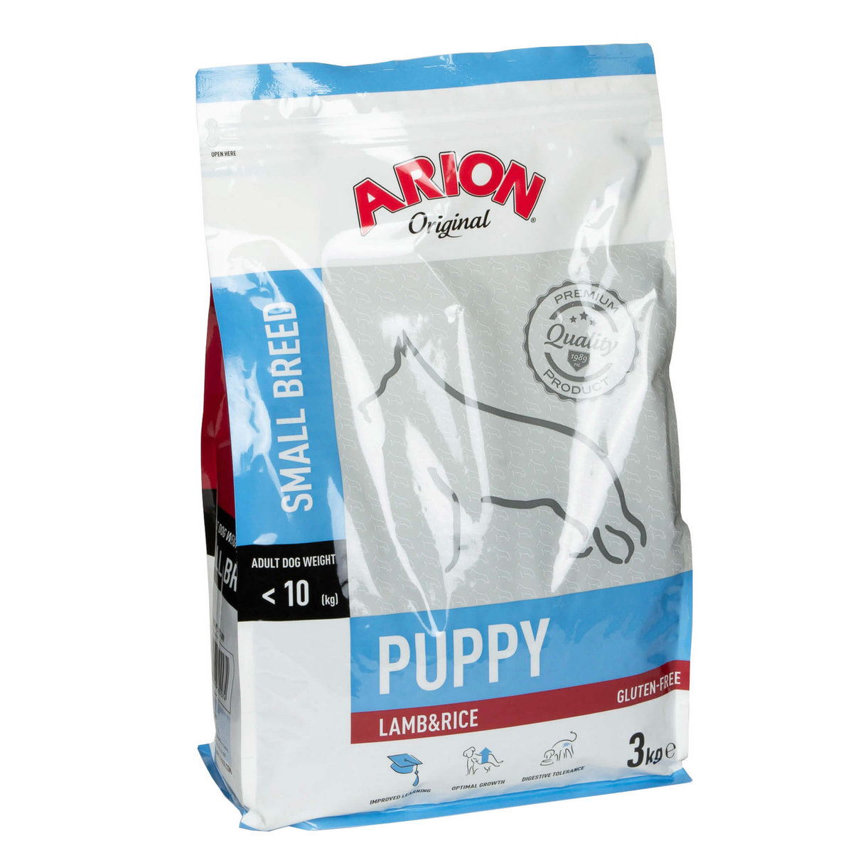 Фото - Корм для собак ARION Original Puppy Small Jagnięcina / Lamb & Rice 3kg 