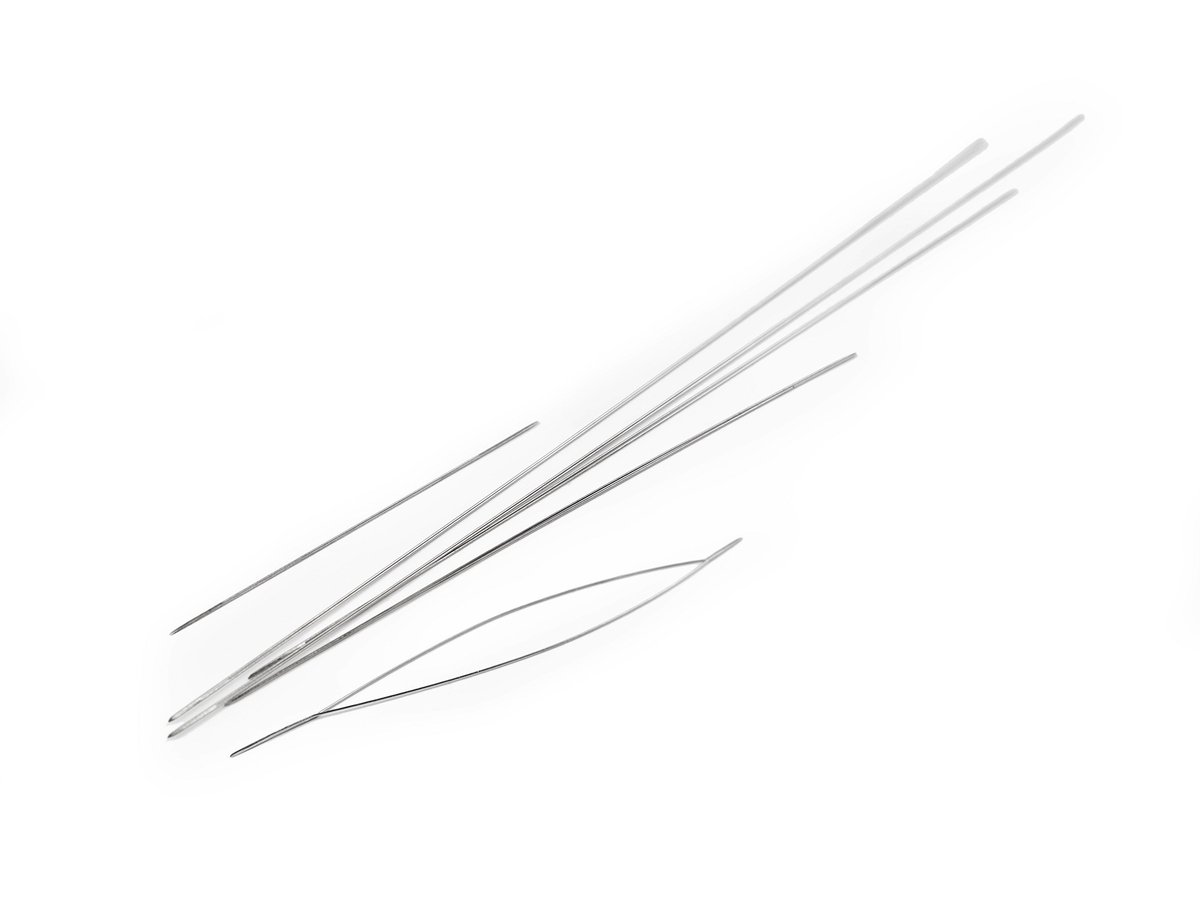 Igła Do Nawlekania Koralików Mix ( Duże Oko )