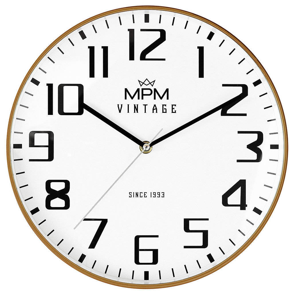 Zegar Ścienny MPM Quality E01.4201.51 Fi 30 cm Czytelny