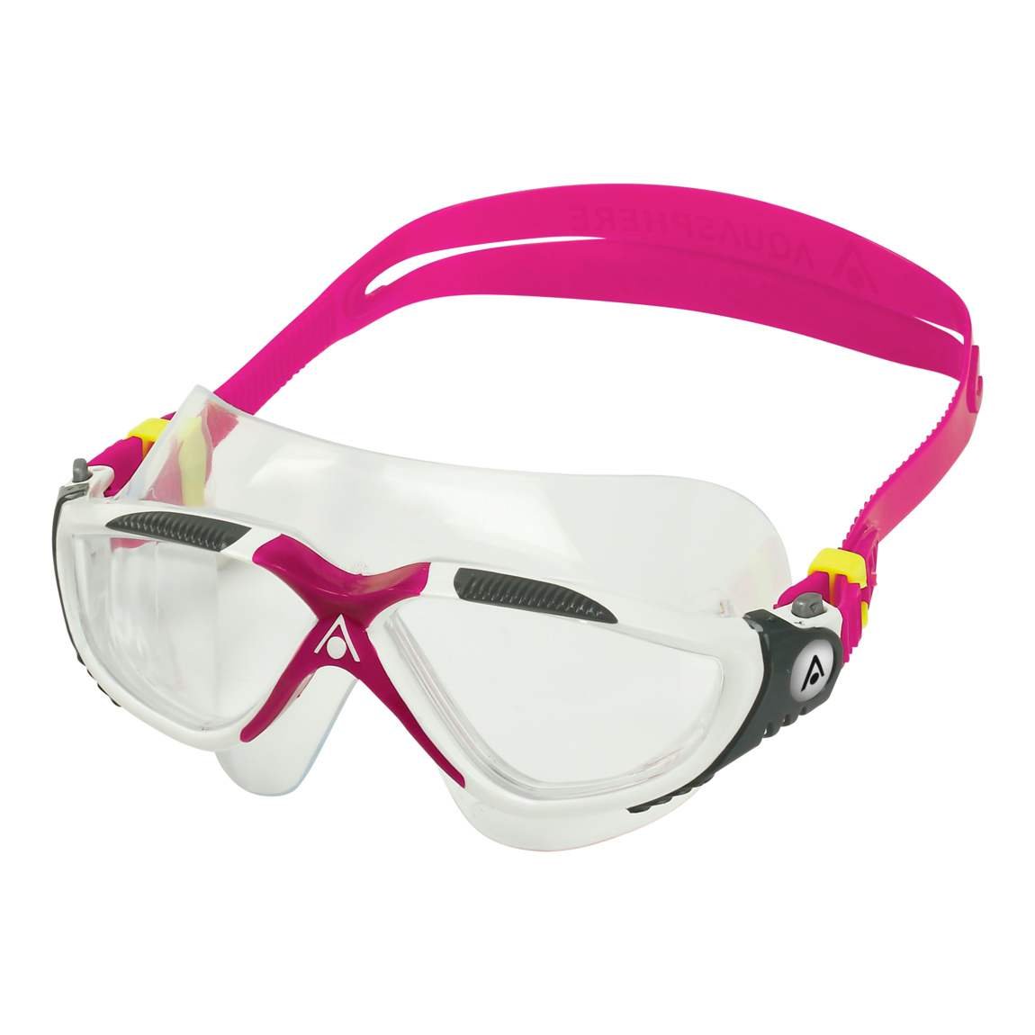 Aqua Sphere Okulary pływackie VISTA przezroczyste szkło NOWOŚĆ różowy
