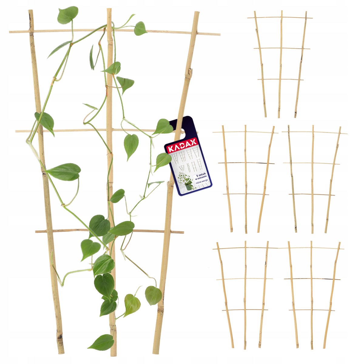 Drabinka bambusowa 45 cm 5 szt.