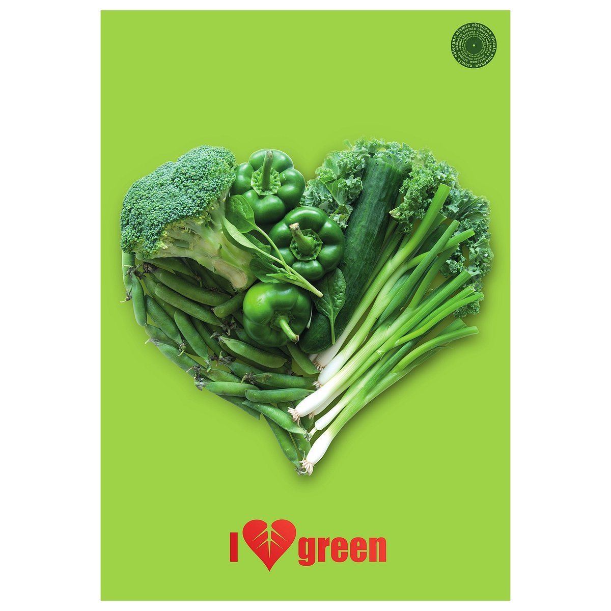 THINK GREEN brulion 96kB5 w kratkę, folia mat + lakier