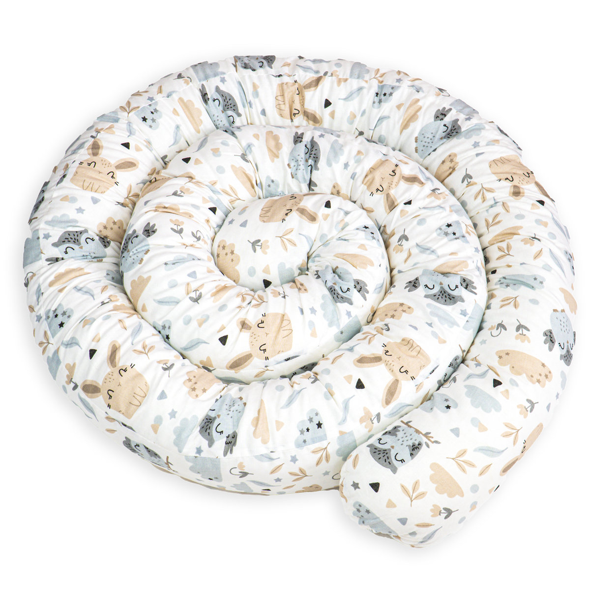 Poduszka do spania na boku, wąż do łóżeczka bawełna 200 cm