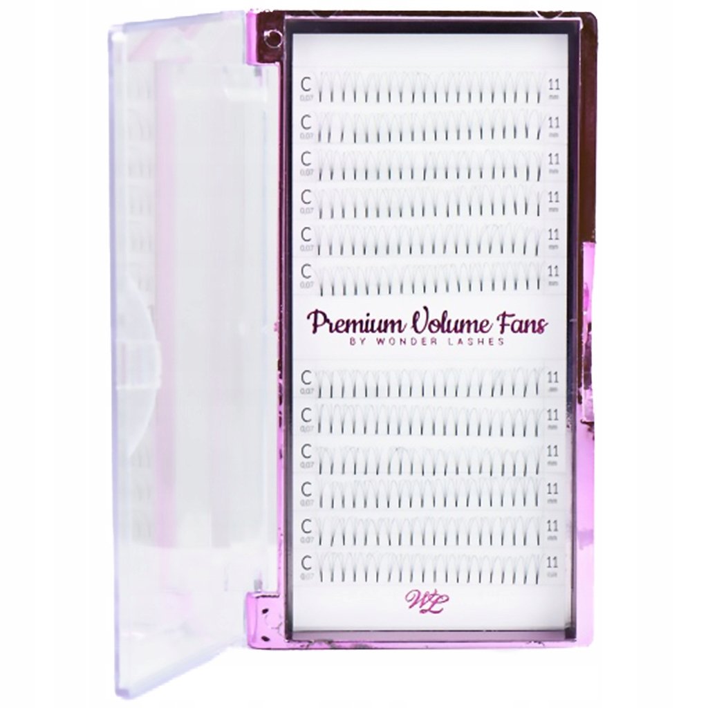Wonder Lashes Rzęsy Premium 3D Volume Fans C, 11mm