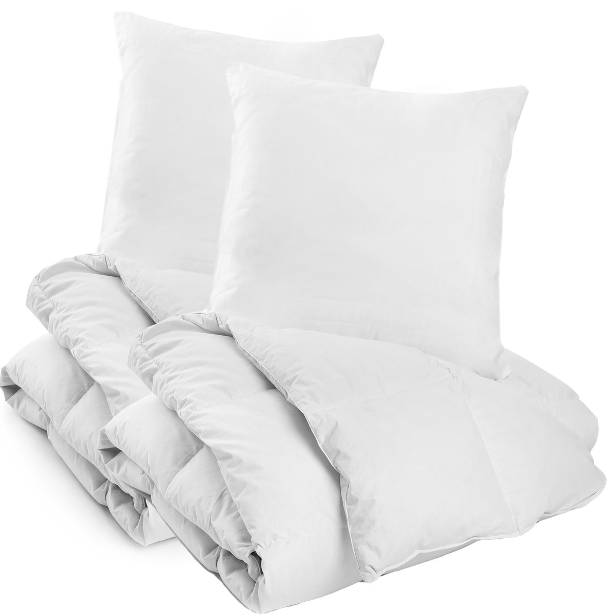 Kołdra Uniwersalna,Pikowana  135X200, Zestaw 2Xkołdra + 2X Poduszka 80X80Cm