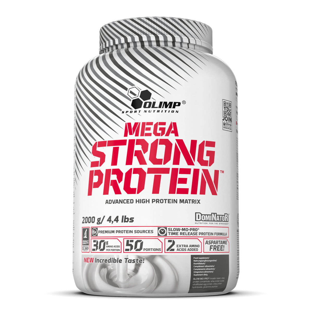 Olimp Mega Strong Protein™ - 2000 g - Truskawka