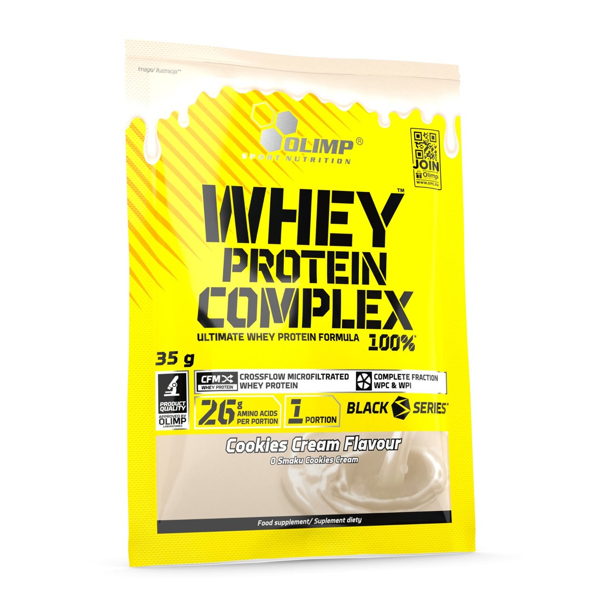 Olimp Whey Protein Complex 100% - 35 g - Cookies Cream