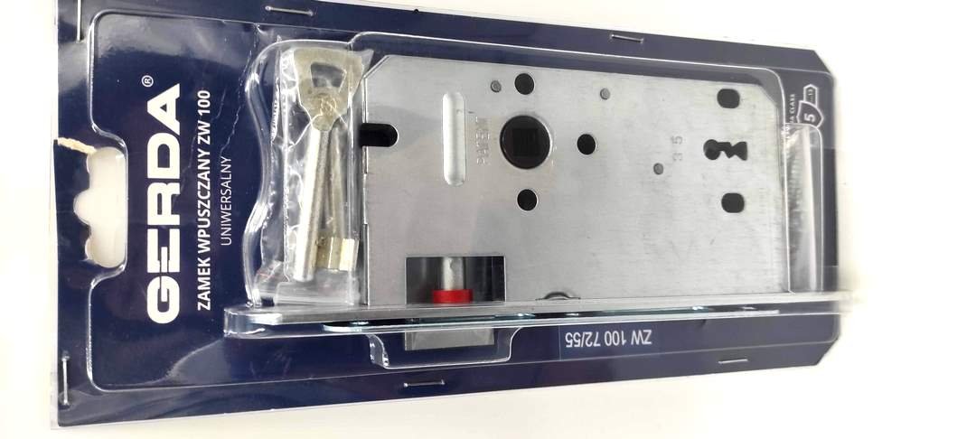 ZW100 72/55 zamek uniw klucz ocy srebrny 0ZW100K7255.92000B