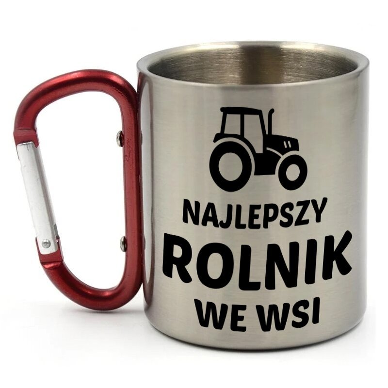 Kubek Z Karabińczykiem Najlepszy Rolnik We Wsi. Prezent Dla Rolnika, 300Ml