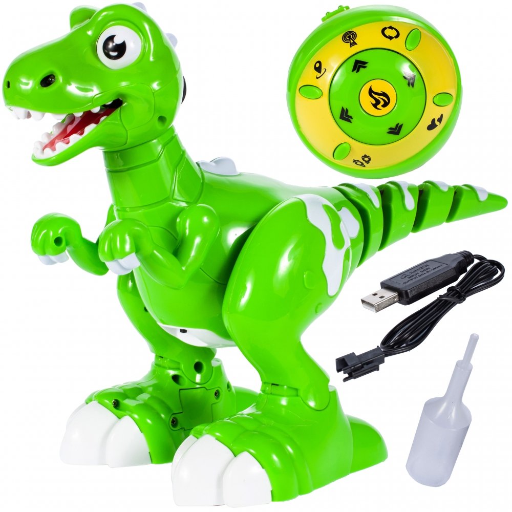 Dinozaur Zdalnie Sterowany Ziejący Parą