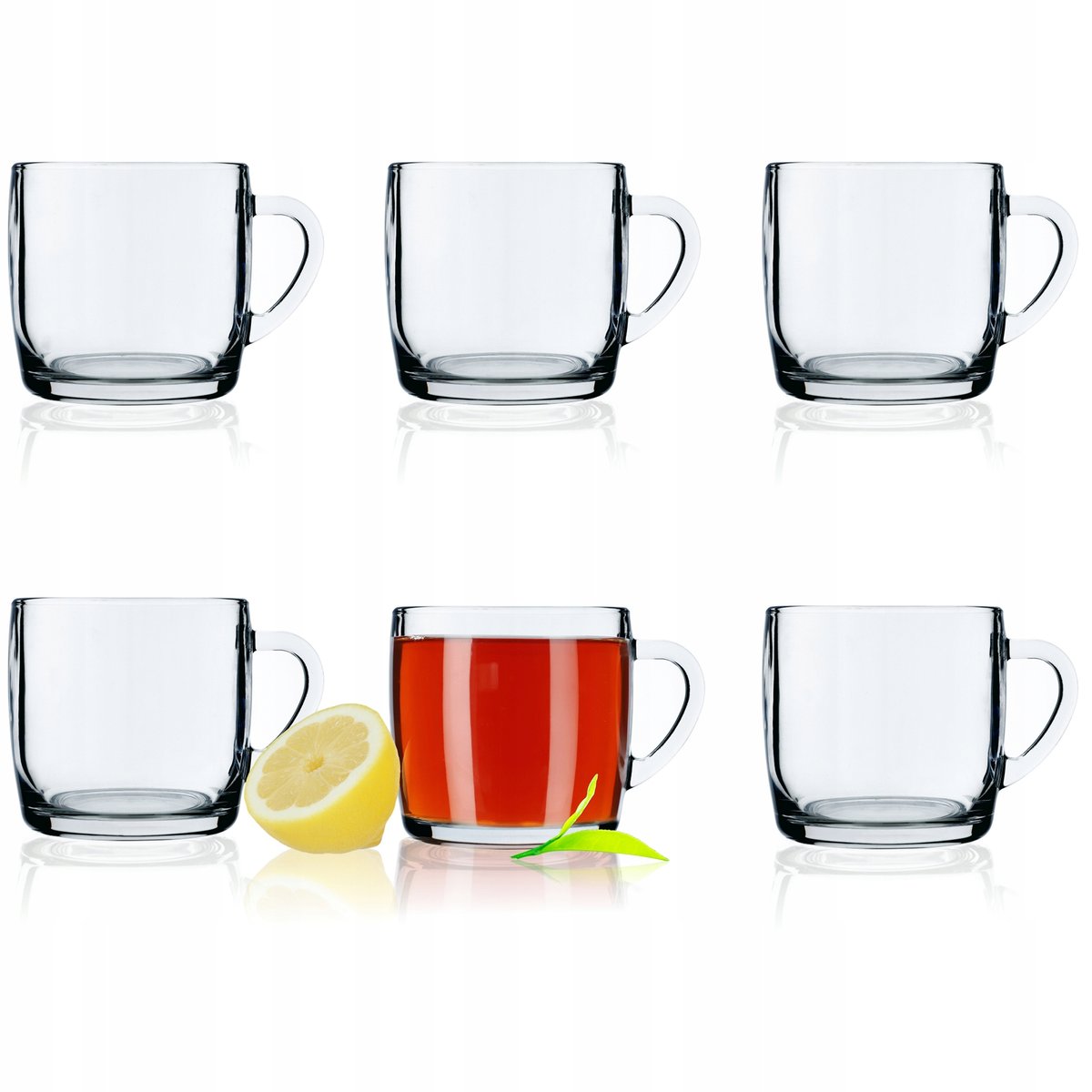 KADAX SZKLANKA DO NAPOJÓW HERBATY KAWY CAFE LATTE ZESTAW 6 szt 310 ml