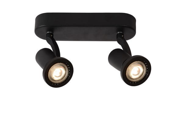Lucide Oświetlenie JASTER Lampa sufitowa Czarny, 2-punktowe 11903/10/30