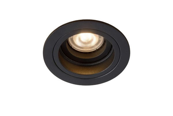 Lucide lucide Embed-reflektor do zabudowy-ř 9,1 cm-GU10-czarnym, metalowym, 42 W, Black, 9.1 x 9.1 x 3.7 cm 22958/01/30