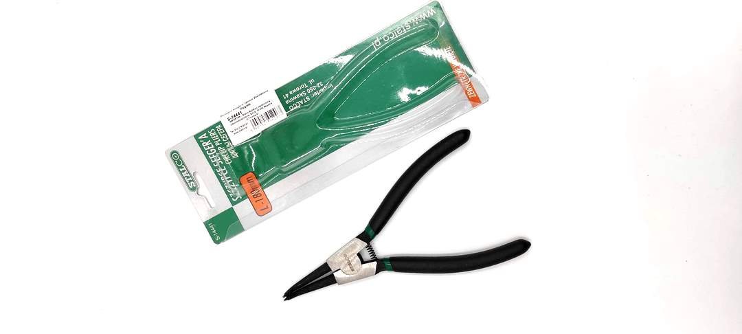 STALCO Szczypce seeger'a zew wygięte 180mm S-14441