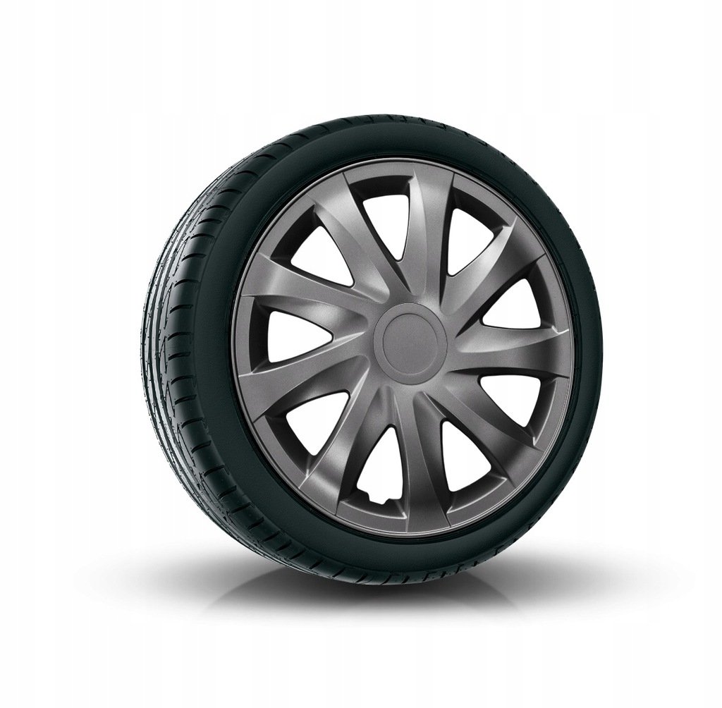 NRM DRACO kołpaki grafitowe, 4 szt. KO041