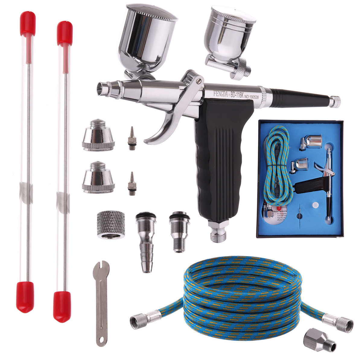 Aerograf Pistoletowy Fengda Bd-116K Dysze 02,03,05