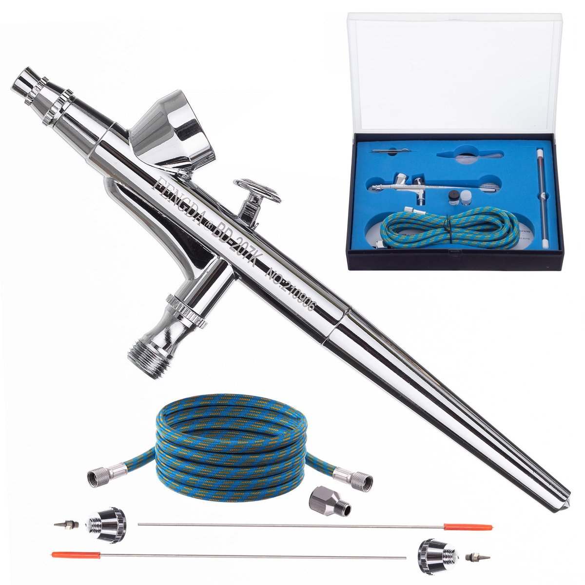 Aerograf Modelarski Fengda Bd-207K Dysza 0,2 + 0,3 + 0,5Mm