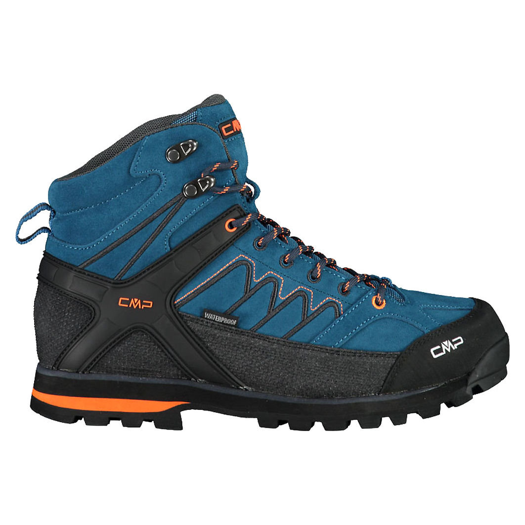 CMP Męskie buty trekkingowe Moon Mid WP, Deep Lake Antracite, 45 EU