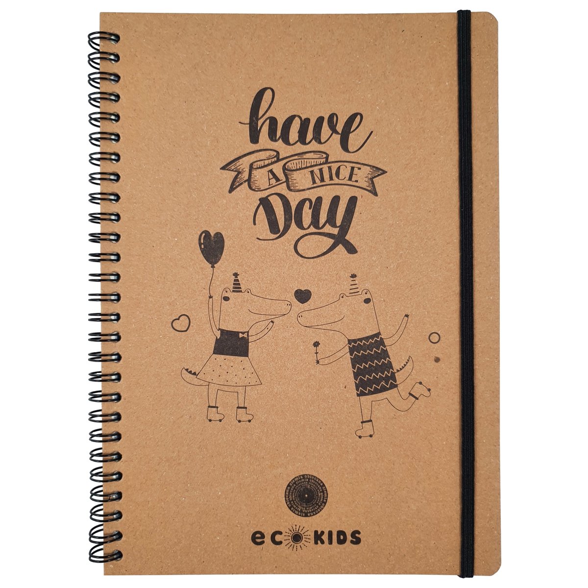 brulion na spirali ECO KIDS 66B5 w kratkę