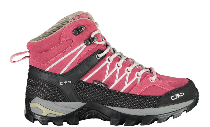 CMP Damskie buty trekkingowe Rigel Mid Wmn Shoe Wp, różowo-piaskowy, 37 eu