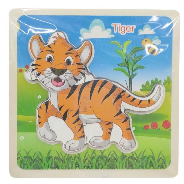 Drewniana Układanka Zwierzęta Mix 1004019 Cena Za 1 Sztukę