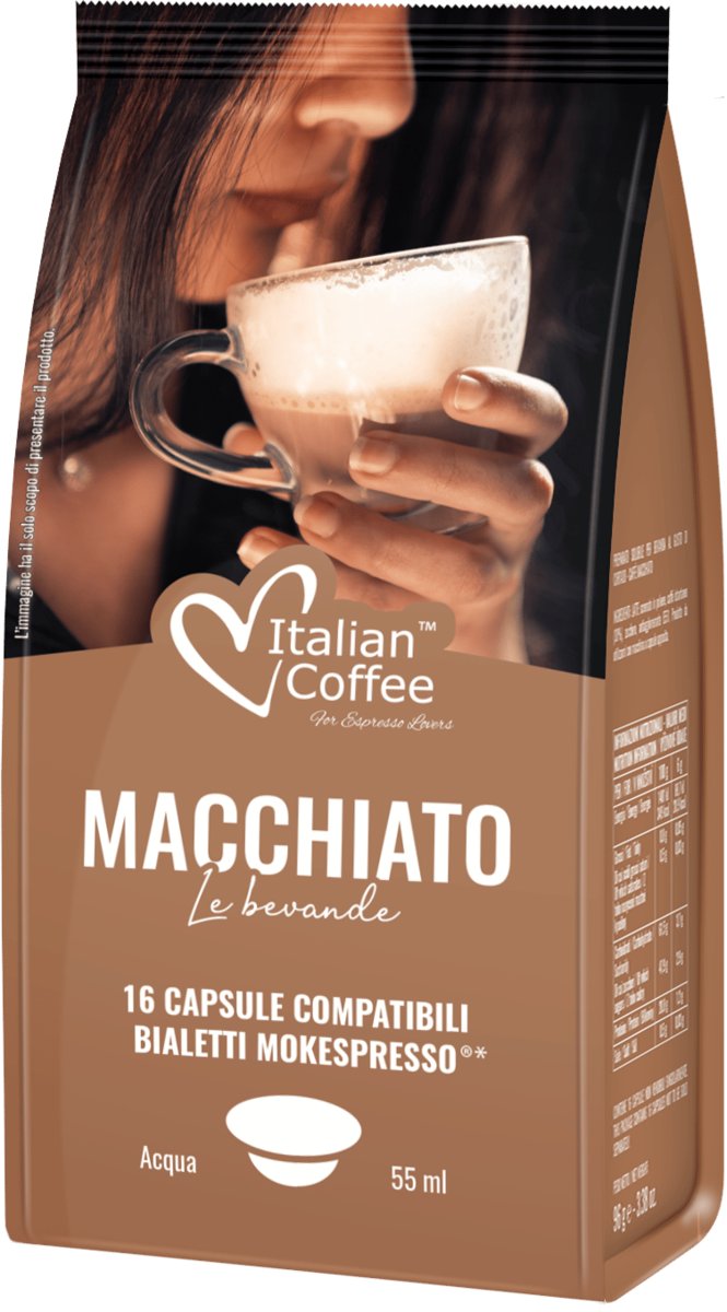 Caffè Macchiato Italian Coffee kapsułki do BIALETTI Mokespresso - 16 kapsułek