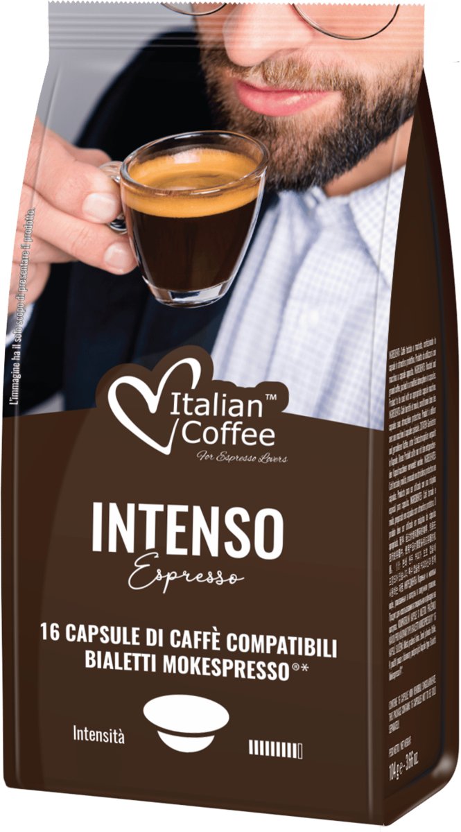 Intenso Italian Coffee kapsułki do BIALETTI Mokespresso - 16 kapsułek