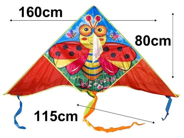 Latawiec Biedronka 160x75cm Adar